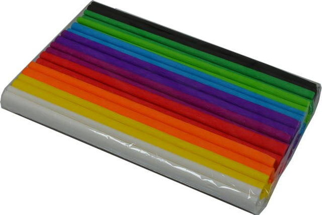 BIBUŁA MARSZCZONA 25x200 MIX KOLORÓW 10 ROLEK