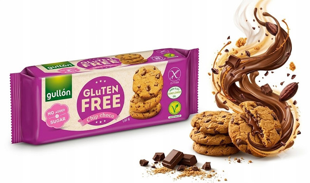 Bezglutenowe ciastka czekoladowe Gullon 130g