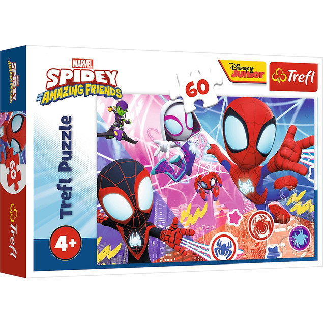 Trefl Puzzle Spidey 60 el. Bohaterka Przygoda Marvel