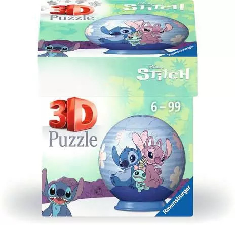 Puzzle 3D RAVENSBURGER Disney Stitch 3 Kula 11599 (54 elementy)