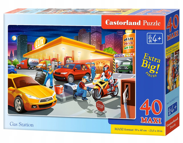 Puzzle 40 maxi - Gas Station CASTOR
