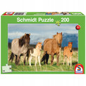 Puzzle Schmidt Spiele 200 el. Konie Rodzinne Zdjęcie G3 dla Dzieci