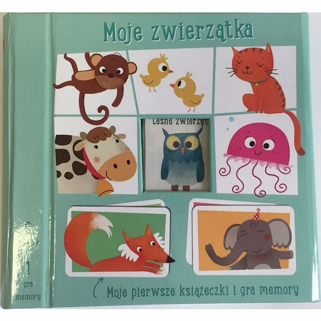 Książeczki i karty memory Zwierzątka praca zbiorowa