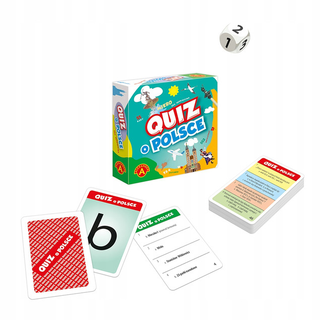 Gra planszowa Mikro Quiz o Polsce Alexander