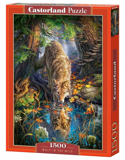 PUZZLE 1500 WILK DZIKIE ZWIERZĘTA NATURA DZIKA NATURA CASTORLAND