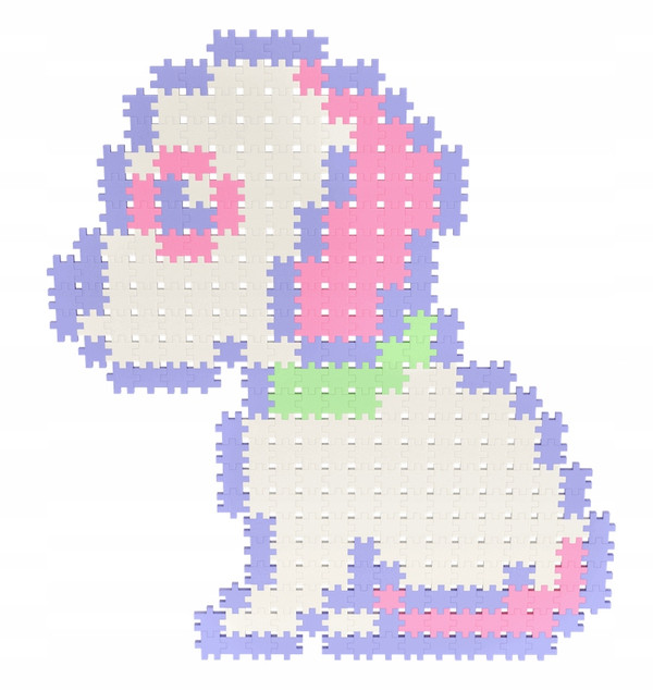 Klocki Meli Minis Pastel 1400 el. Zestaw Konstrukcyjny 3+