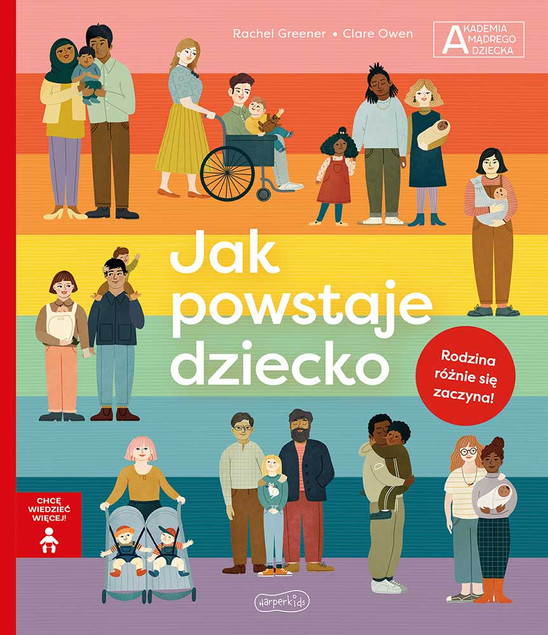 Jak Powstaje Dziecko Akademia Mądrego Dziecka Rachel Greener 7+ HarperKids