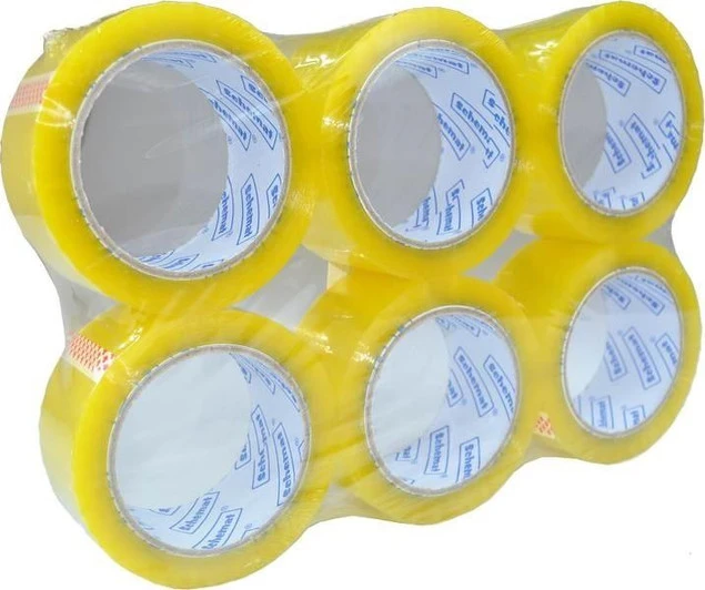 Taśma klejąca 48mmx60m przezroczysta 6szt
