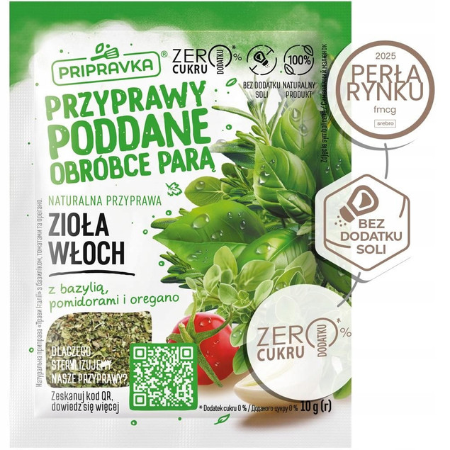 Przyprawa Zioła Włoskie z Bazylią Pomidorami i Oregano Naturalna Pripravka