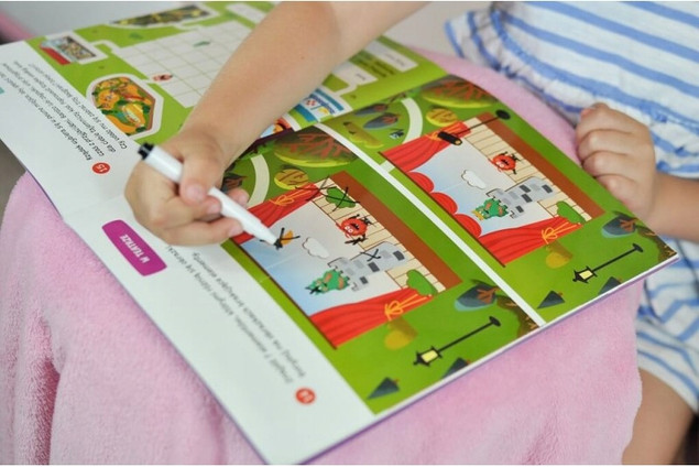 Bazgraki i zabawy 6-latków. Kapitan Nauka