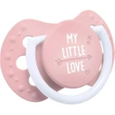 Smoczek silikonowy dynamiczny LOVI 0-2m 2 szt. My Little Love Girl