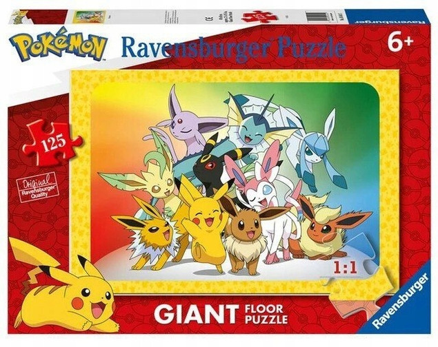 Puzzle RAVENSBURGER Giant Pokemon (125 elementów)