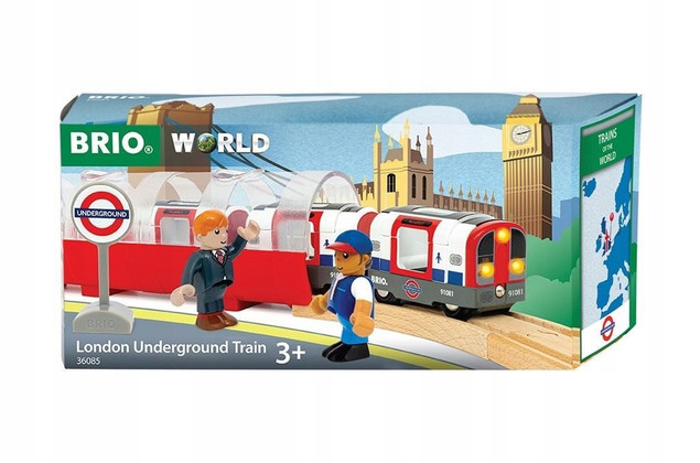 Brio kolejka londyńskie metro pociąg ze światłem i dźwiękiem 36085