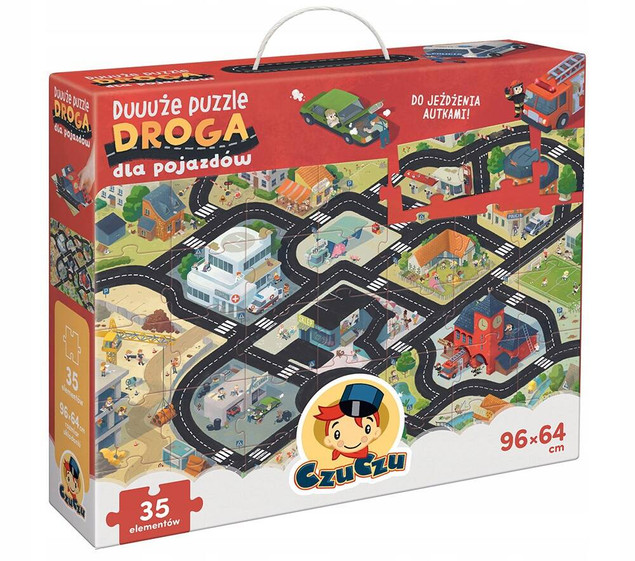 Duuuże Puzzle Droga dla pojazdów Miasto – CzuCzu