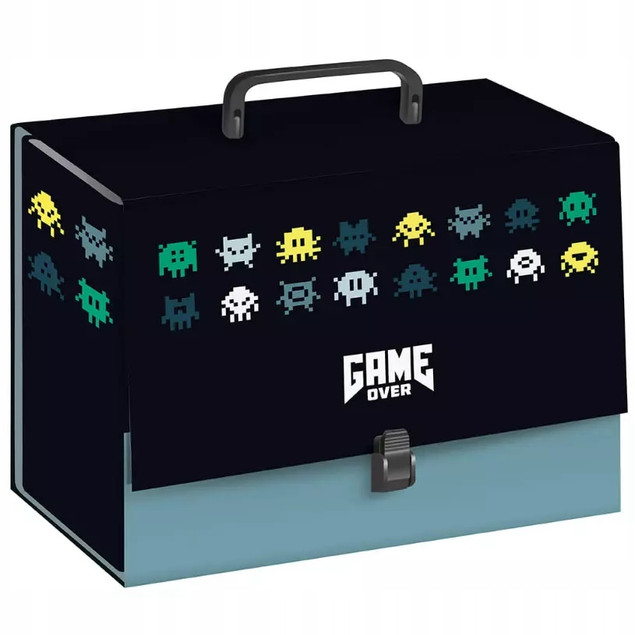 Teczka z Rączką GAME OVER Pixel C4 10cm Interdruk