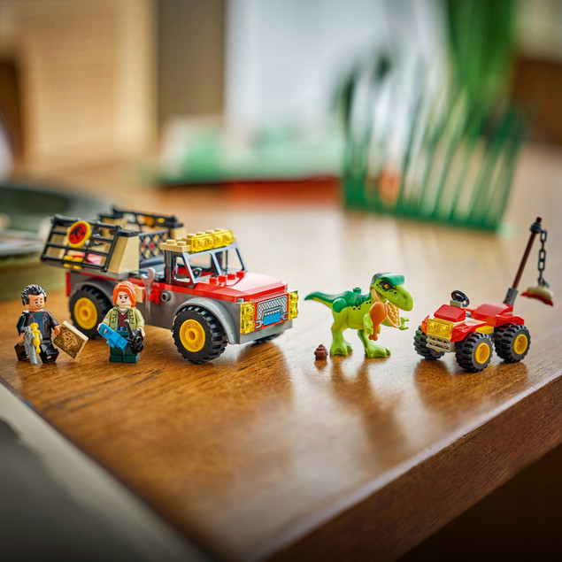 LEGO Jurassic World 77978 Ciężarówka do transportu małego T-rexa