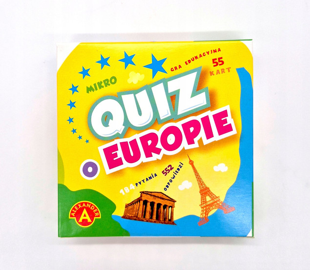 Gra planszowa Mikro Quiz o Europie Alexander