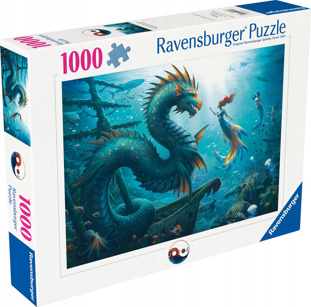 Puzzle Ravensburger 1000 elementów Magiczne morskie głębiny