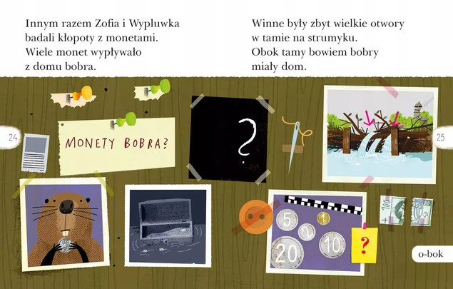Ilustracje z książki Detektyw Sowa na tropie Poziom 2
