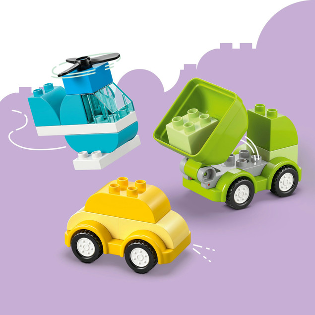 LEGO Duplo 10474 Kreatywne Pojazdy – Zestaw Klocków dla Maluchów