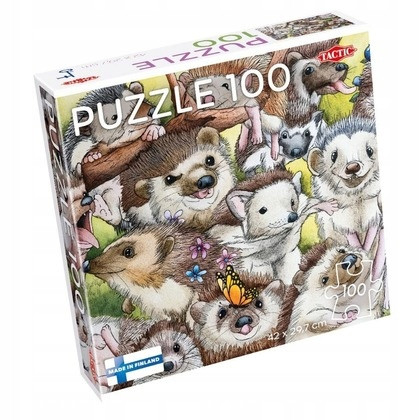 Puzzle Tactic 100 Jeże (Hedgehogs)