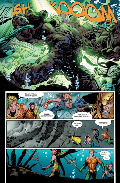 Aquaman Tom 2 Nadpływa Czarna Manta Brad Walker, Dan Abnett, Philippe Briones, Scot Eaton