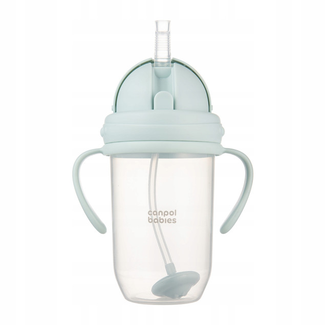 Kubek niekapek z obciążoną słomką 270 ml Canpol Babies