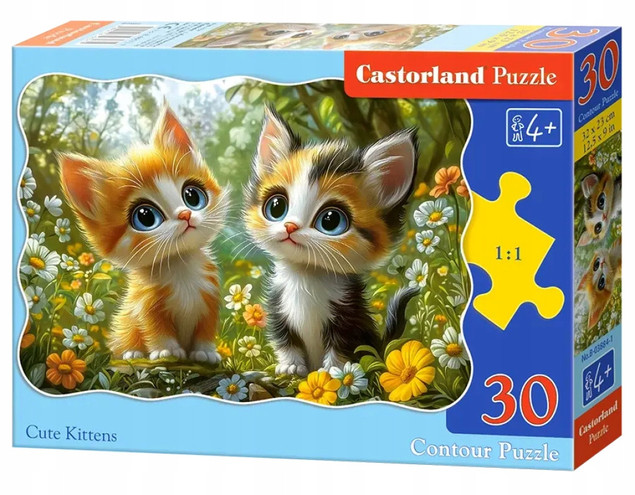 Puzzle Castorland 30 el. Słodkie Kotki dla Dzieci