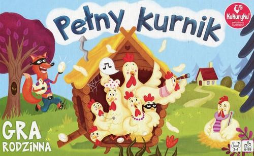 Gra Planszowa PEŁNY KURNIK Rodzinna Zostań Hodowcą Kur 6+ Kukuryku