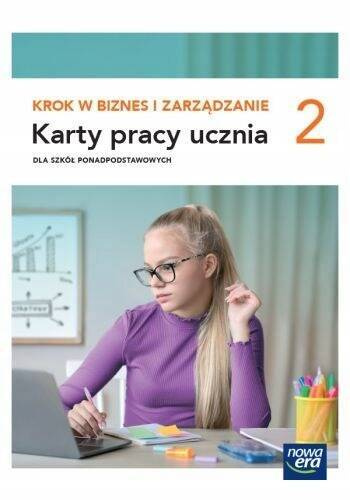 2x Krok W Biznes i Zarządzanie 2 Podręcznik + Karty Pracy Nowa Era ZESTAW