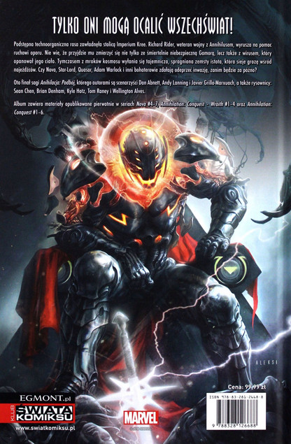 Anihilacja Tom 2 Podbój Andy Lanning, Brian Denham, Dan Abnett, Javier Grillo-Marxuach, Kyle Hotz, Scott Hanna, Sean Chen, Tom Raney, Wellington Alves