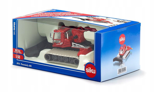 Ciężarówka metalowa Siku PistenBully 600 4914 czerwony 1:50