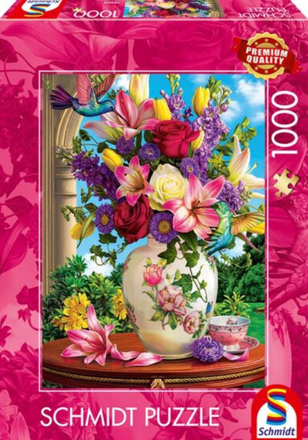 Schmidt Spiele Puzzle 1000 el. "Bukiet Puzzli" Kwiaty Relaks
