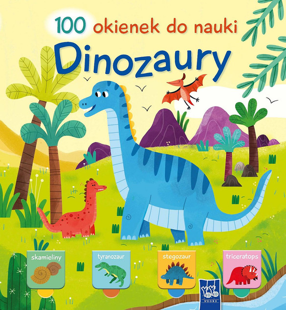 100 okienek do nauki. Dinozaury Praca zbiorowa