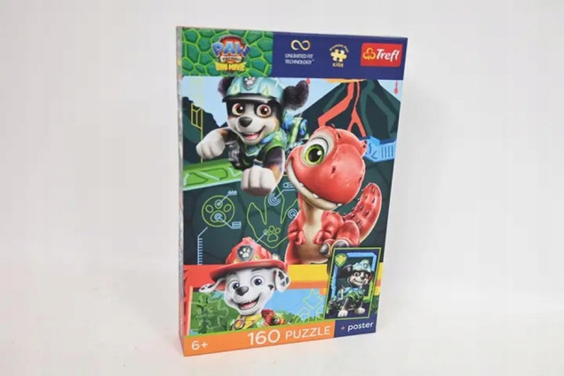 Puzzle Trefl 160 elementów Dinozaurowa przygoda