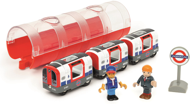 Brio kolejka londyńskie metro pociąg ze światłem i dźwiękiem 36085