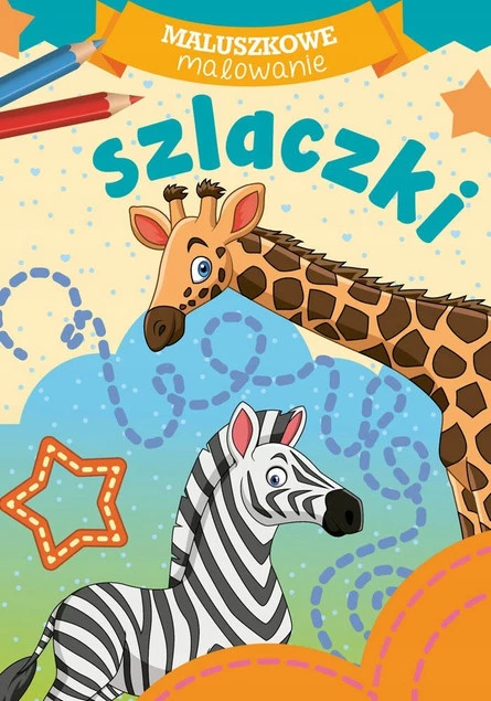 MALOWANKI KOLOROWANKI Z NAKLEJKAMI MALUSZKOWE MALOWANIE SZLACZKI