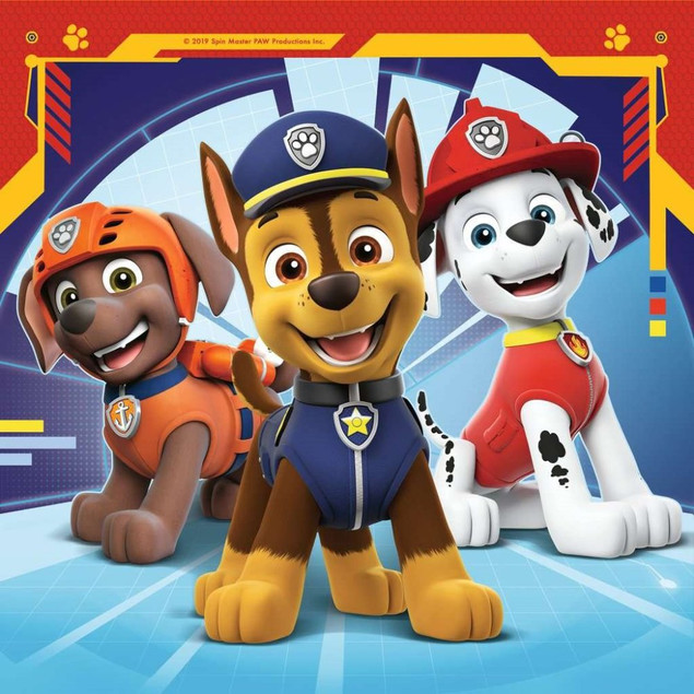 PUZZLE DLA DZIECI 3X49 PSI PATROL, RAVENSBURGER