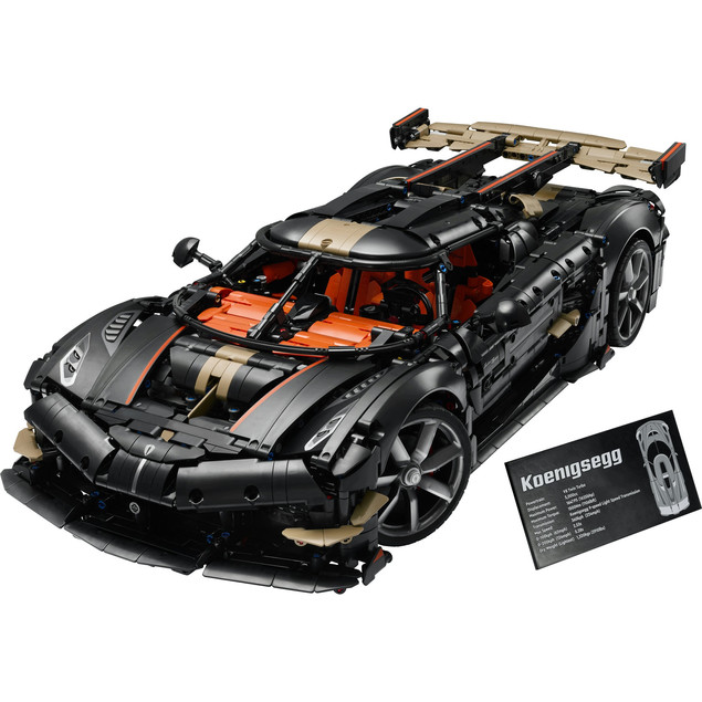 LEGO Technic 42232 Koenigsegg Sadair's Spear Megacar – Model Kolekcjonerski dla Dorosłych