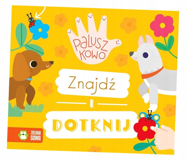 Paluszkowo. Znajdź i dotknij. Książka sensoryczna Boardbook Harmonijka dla Dzieci