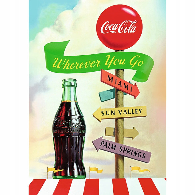 Puzzle 1000 Coca-Cola:Gdziekolwiek zmierzasz TREFL