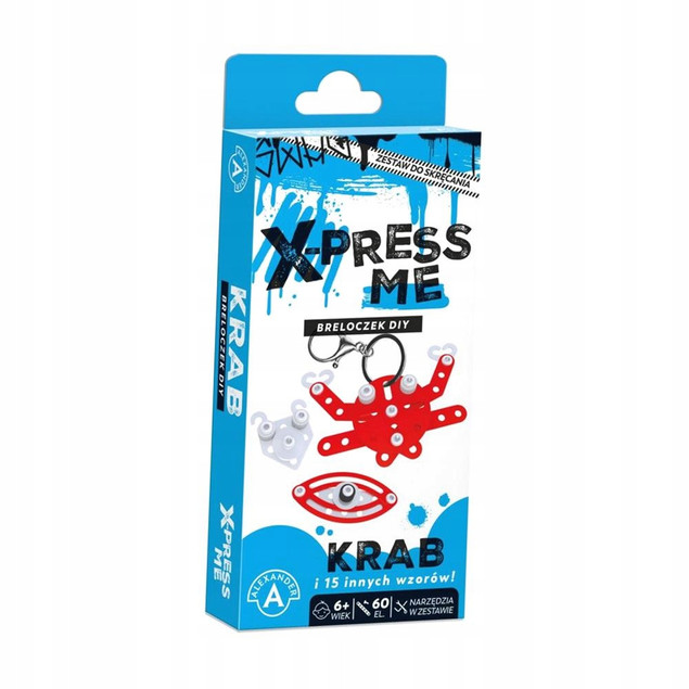 Breloczek Alexander X-PRESS ME KRAB DIY 60 el.