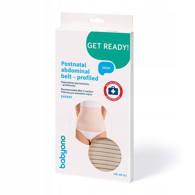 BabyOno Pas Poporodowy Brzuszny Wyszczuplający XXL