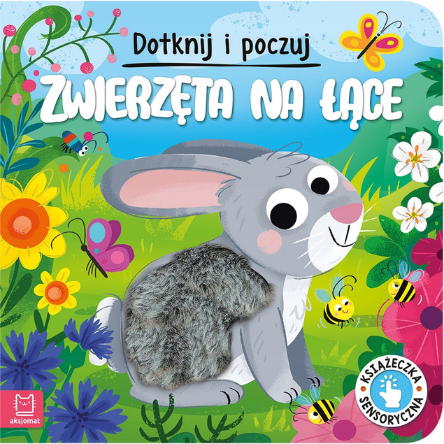 Książeczka sensoryczna Zwierzęta na Łące - Dotknij i Poczuj