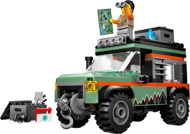 LEGO City Górska ciężarówka terenowa 4x4 (60447) z wyciągarką