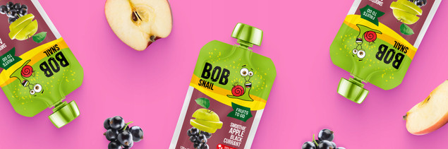 Smoothie Jabłko-Czarna Porzeczka TM BOB SNAIL 1200 g (10х120g)