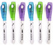 6x Długopis SZPIEGOWSKI NIEWIDZIALNY z Latarką UV MIX Kolorów Kidea