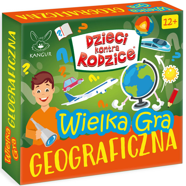 Gra Planszowa Dzieci kontra Rodzice: Wielka Gra Geograficzna Kangur