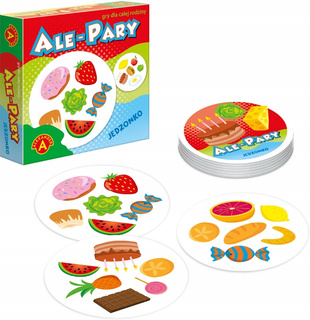 Ale Pary JEDZONKO Rodzinna Gra Karciana Pamięciowa 4+ Alexander