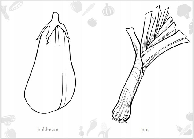 Maluszkowe malowanie. Warzywa